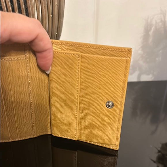 Prada Saffiano Leather Tri-Fold Wallet - Picture 6 of 10